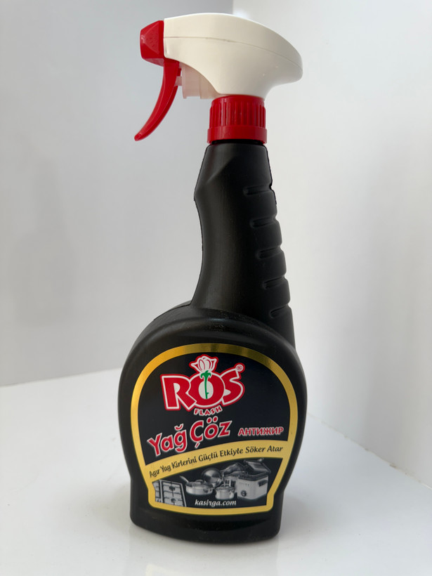گاز پاک کن و چربی زدای 750 میلی ROS ترکیه